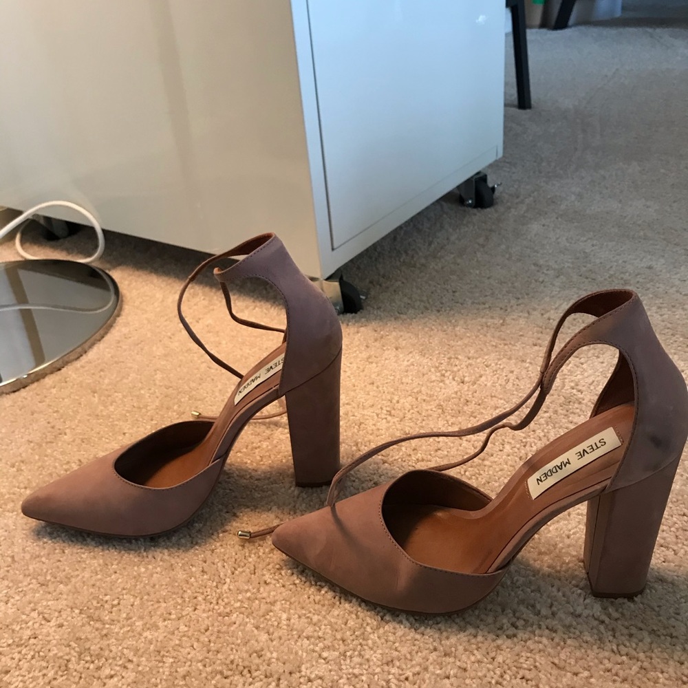 Steve Madden Blush Block Heels